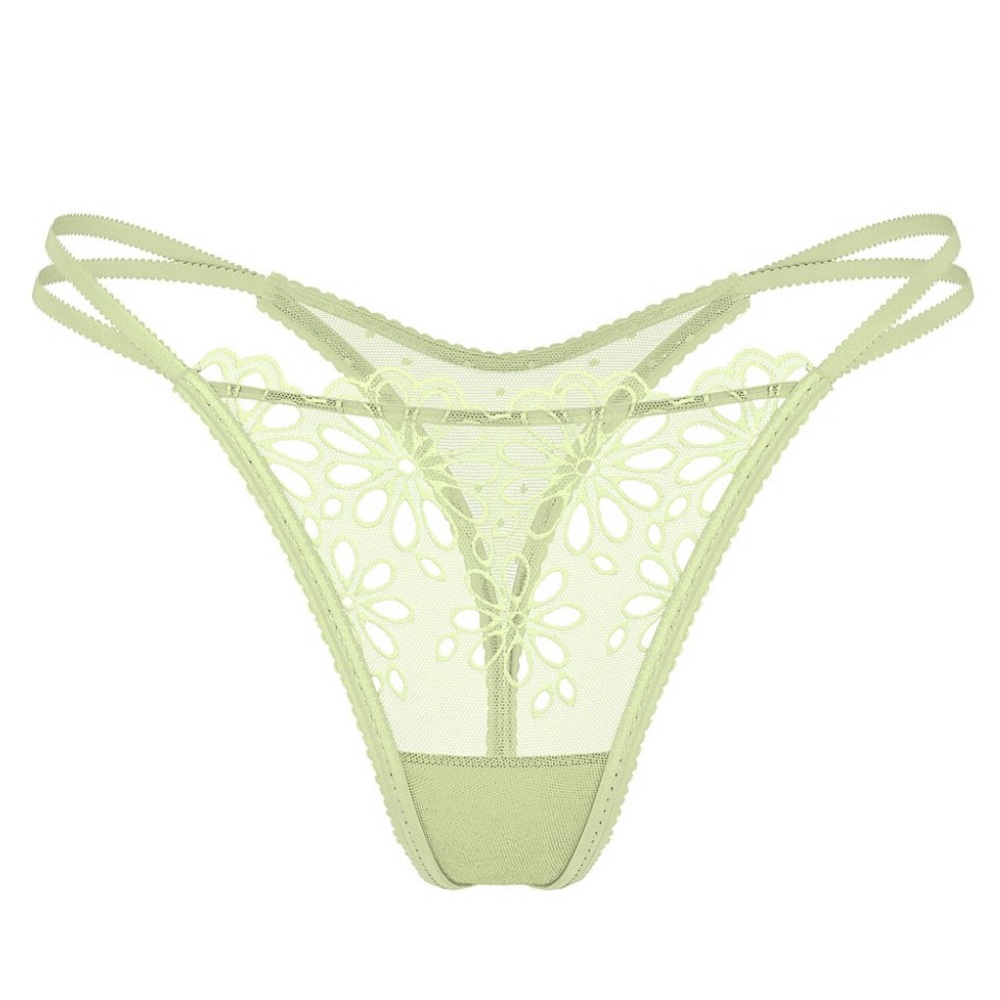 VS Pink Eyelet Thong Panty